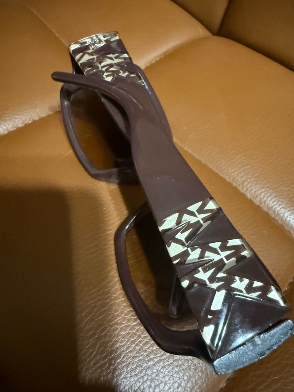 Michael Kors Dark Brown Gradient Lens Oversized Women's Sunglasses - Picture 5 of 8